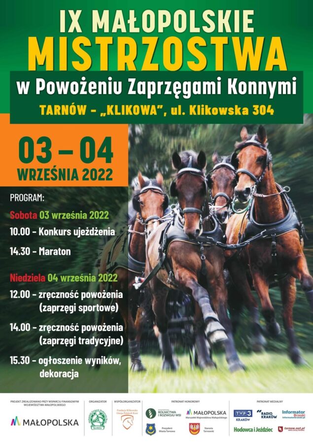 IX Mistrzostwa w Powożeniu Zaprzęgami - plakat