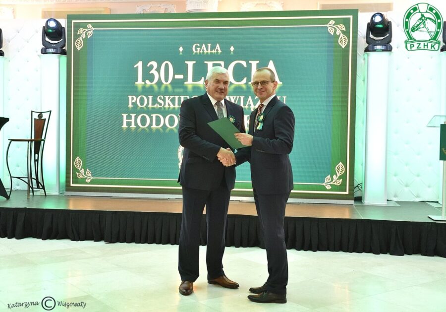 Sławomir Piotrowski - Prezes PZHK i Mariusz Maćkowski - Kierownik Laboratorium