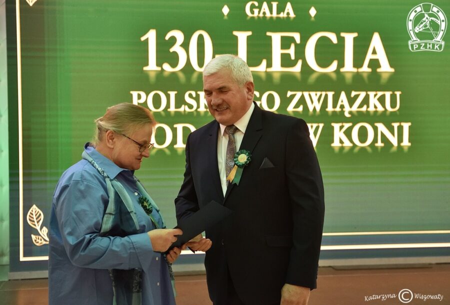 dr hab. Dorota Lewczuk - przedstawiciel Instytutu Genetyki i Biotechnologii Zwierząt oraz Sławomir Piotrowski - Prezes PZHK