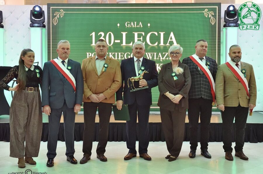 Przedstawiciele OZHK w Łodzi ze Sławomirem Piotrowskim - Prezesem PZHK