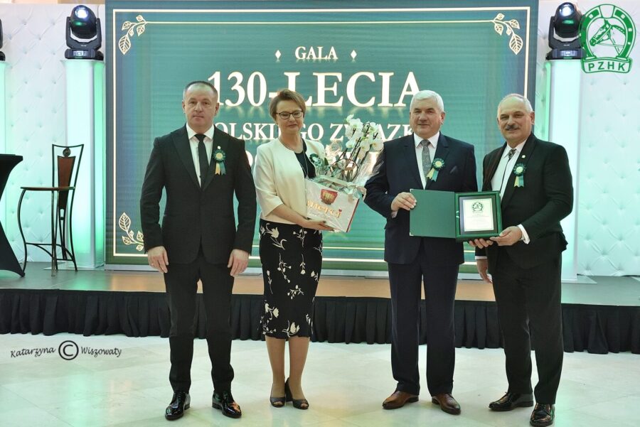 Przedstawiciele Zarządu WZHK w Warszawie o/Radom i o/Marki wraz z Pauliną Peckiel – Dyrektor biura PZHK i Sławomirem Piotrowskim - Prezesem PZHK