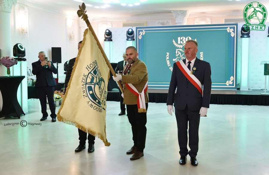 Poczet sztandarowy OZHK Łódź