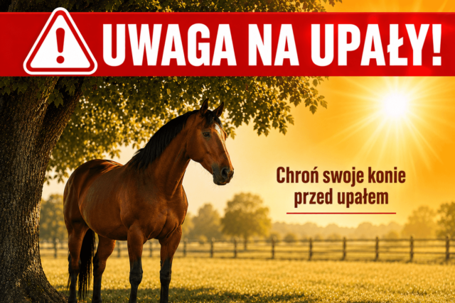 W&nbsp;upały należy zachować szczególną ostrożność w opiece nad końmi