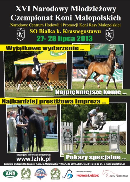 16th National Youth Championship of Polish Anglo-Arab (Małopolska) Horses