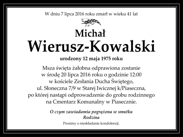 klepsydra michał wierusz-kowalski