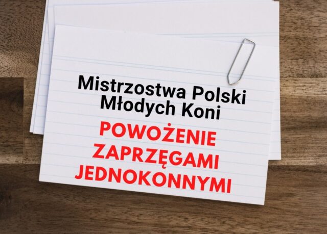 Regulamin MPMK 2024 – powożenie